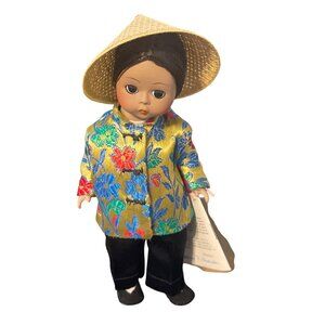 Vintage Madame Alexander Doll China #572 World Original Box Hat Estate 8" Tall
